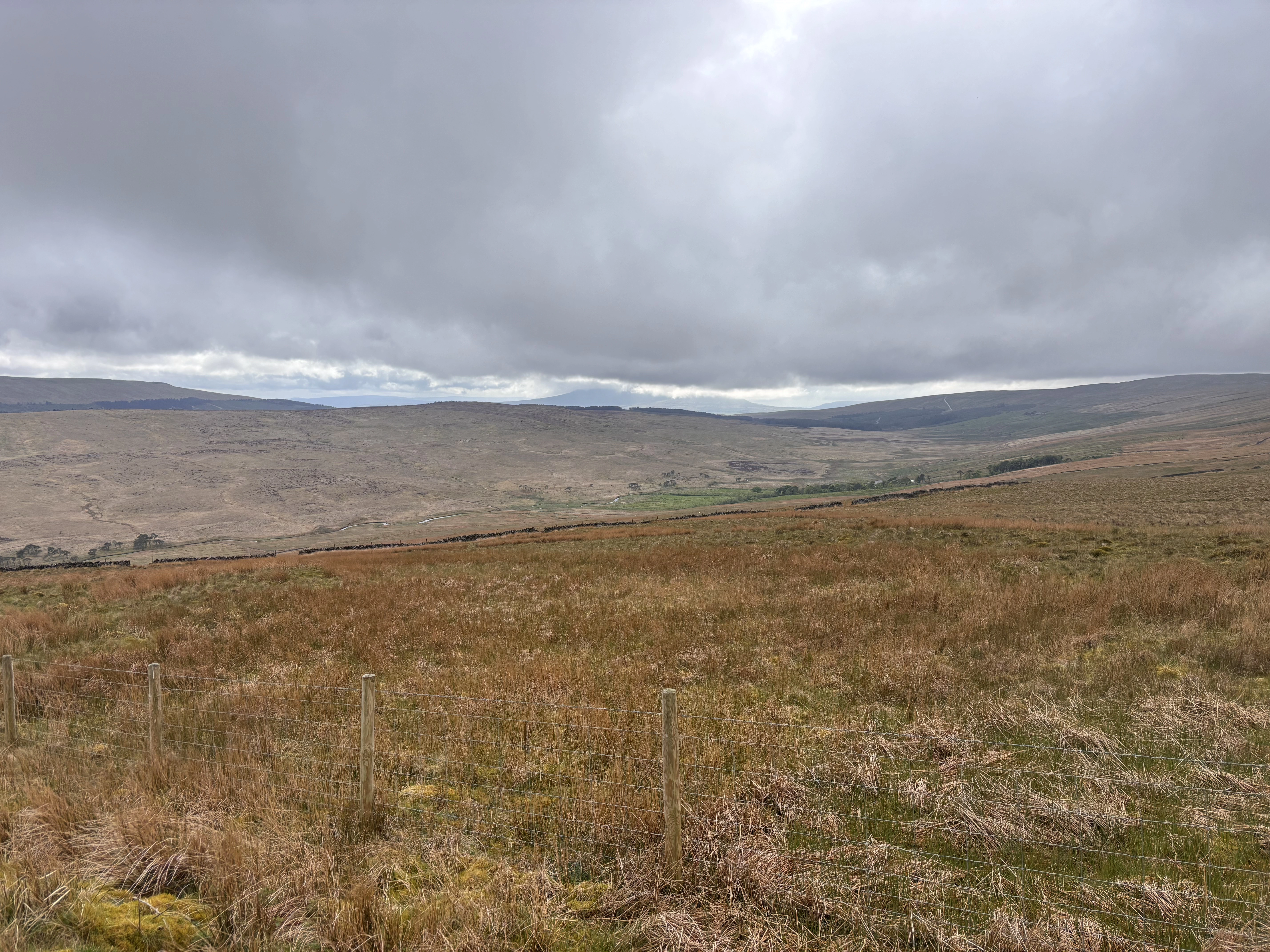 Open Yorkshire countryside at the start of a private transfer tour from York
